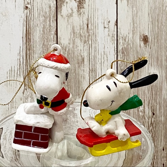 Peanuts Holiday Vintage Snoopy Peanuts Christmas Tree Ornaments Poshmark